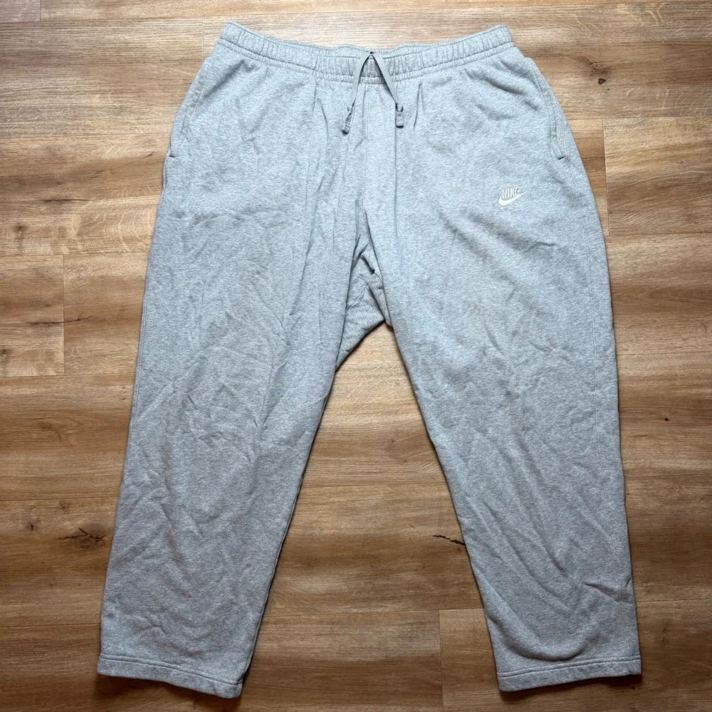 Nike Sweatpants Mens 2XL Grey Sportswear Club Fleece Joggers BV2707-063